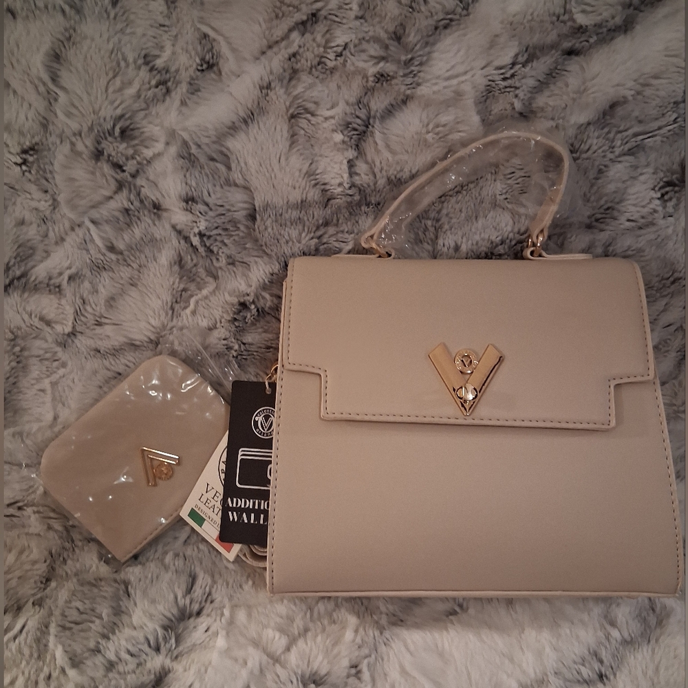 Valentino Orlandi Cream Crossbody Bag